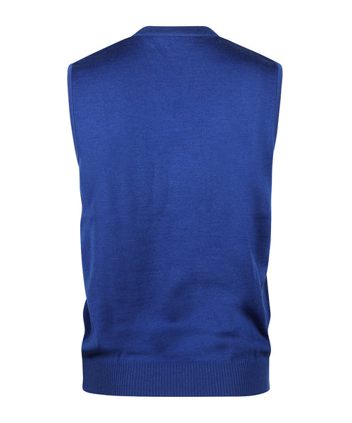 Maerz Slipover Merino Wol | Blauw