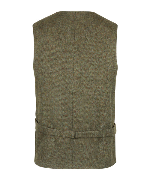 Irish Tweed Gilet | Green