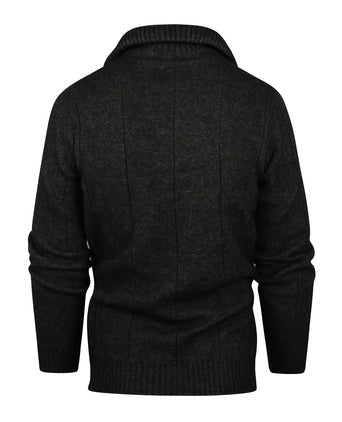 Sweater Javelin high zip | Brown