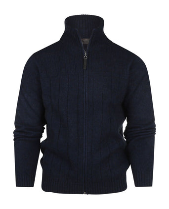 Noble Wilde Zip Vest Lancaster | Navy Blue