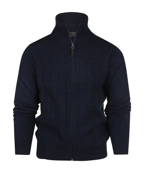 Noble Wilde Zip Vest Lancaster | Navy Blue