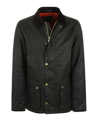 Wax jacket traditional | Olive