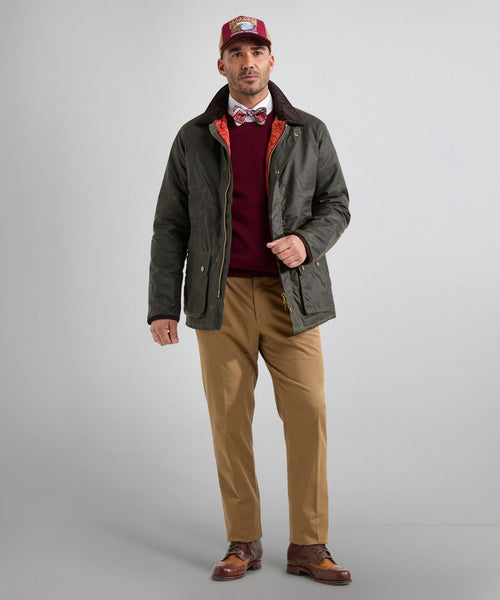 Wax jacket traditional | Olive