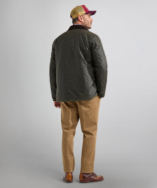 Wax jacket traditional | Olive