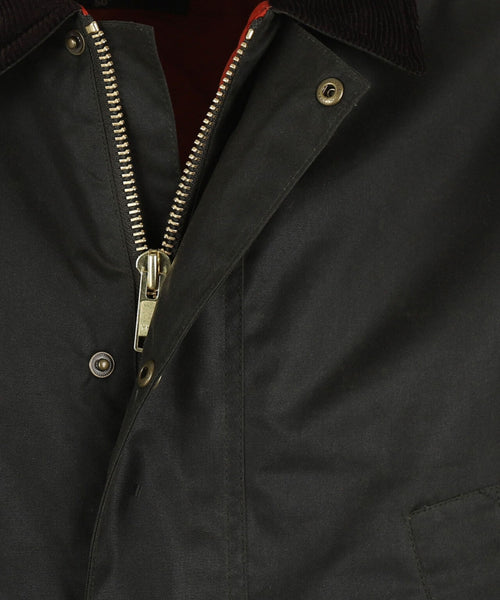 Wax jacket traditional | Olive