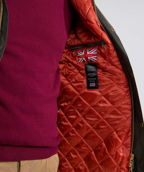 Wax jacket traditional | Olive