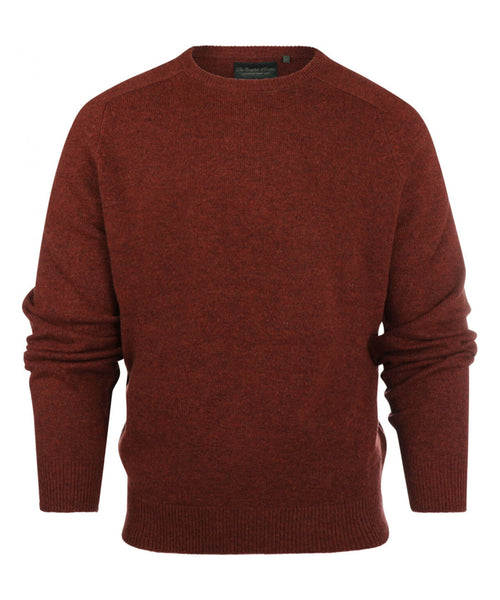 Pullover Lambswool round neck | Red