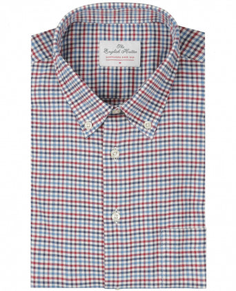 Cotton Shirt Button Down Regular Fit | Blue