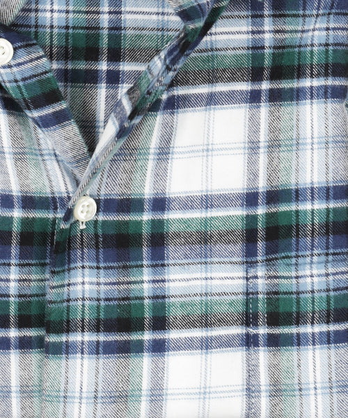 Cotton Shirt Button Down Regular Fit | Blue
