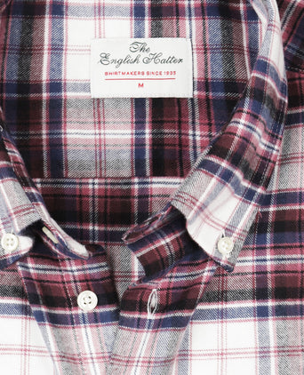 Cotton Shirt Button Down Regular Fit | Blue