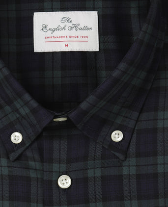Cotton Shirt Button Down Regular Fit | Blackwatch