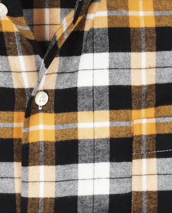 Katoenen Overhemd Button Down Regular Fit | Bruin
