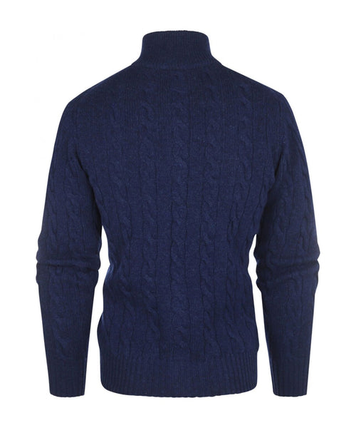 William Lockie Cable Cardigan with Zipper | Regatta
