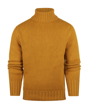 Geelong Cashmere Turtleneck | Yellow