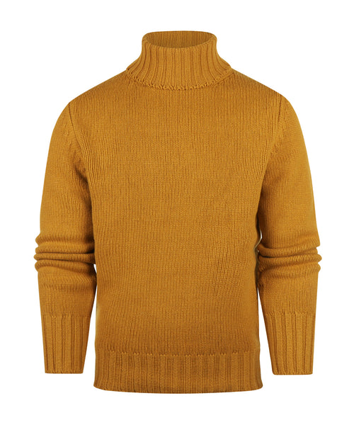 Geelong Cashmere Turtleneck | Yellow