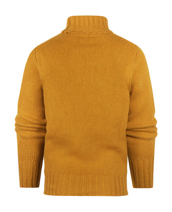 Geelong Cashmere Turtleneck | Yellow