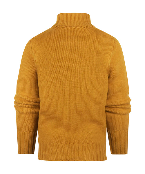 Geelong Cashmere Turtleneck | Yellow