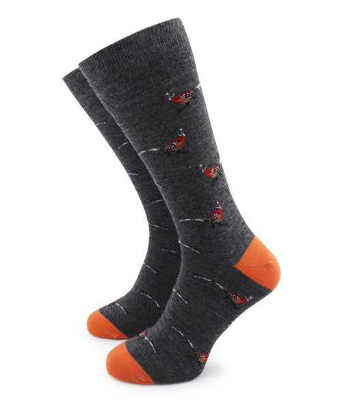 Corgi men's socks | Grey