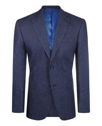 Linen blazer | Blue