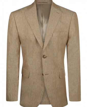 Linen blazer | Brown