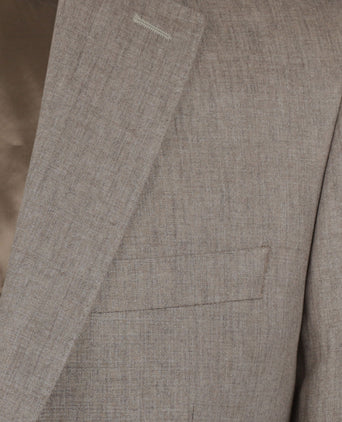 Linen blazer | Brown