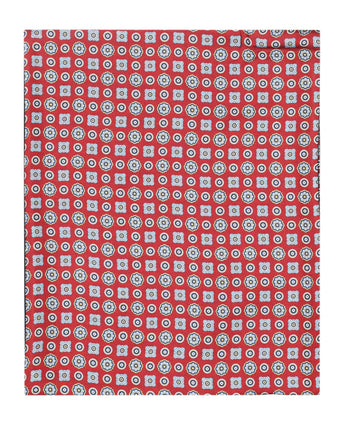 Silk scarf with wool lining | Red