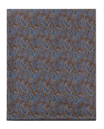 Silk scarf with wool lining | Red