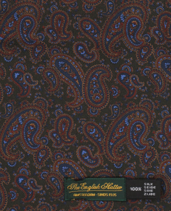 Zijden sjaal met wollen tegenvoering | Groen