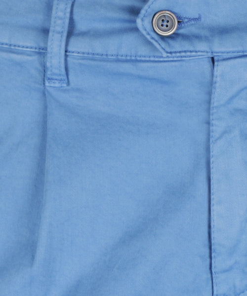 Boston Trousers Pleated and Turn-up | Blue