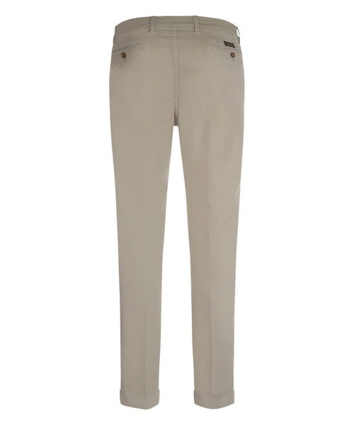 Boston Trousers Pleated and Turn-up | Brown