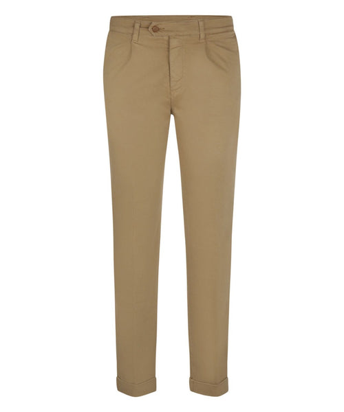 Boston Trousers Pleated and Turn-up | Brown