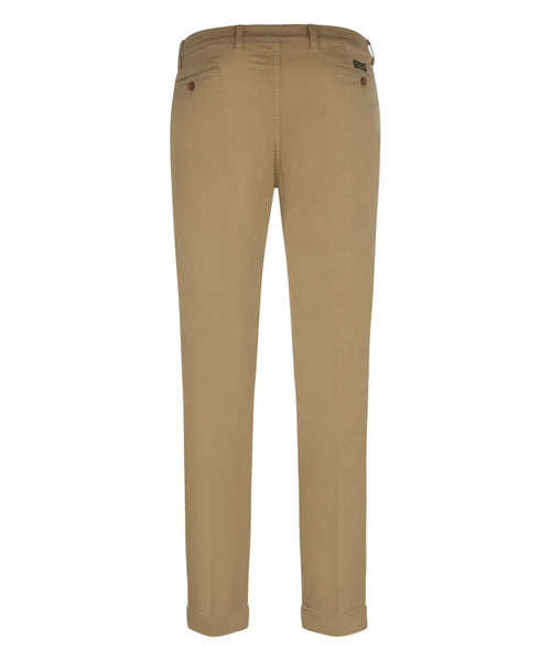 Boston Trousers Pleated and Turn-up | Brown