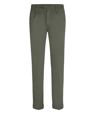 Boston Trousers Pleated and Turn-up | Green Boston Trousers Pleated and Turn-up | Green
