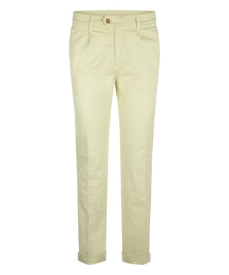 Trousers Boston Pleat and Turnover | Yellow Trousers Boston Pleat and Turnover | Yellow