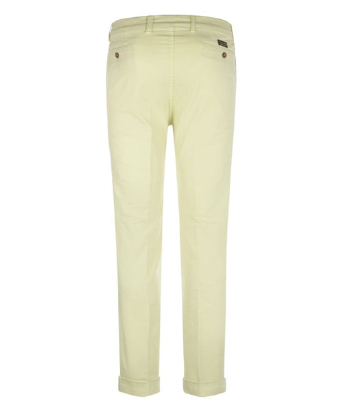 Trousers Boston Pleat and Turnover | Yellow
