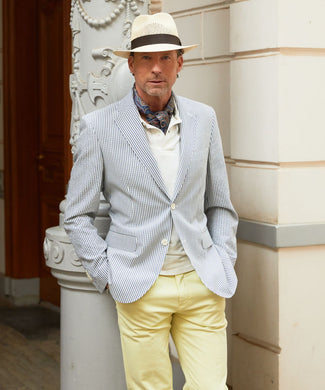 Trousers Boston Pleat and Turnover | Yellow Trousers Boston Pleat and Turnover | Yellow