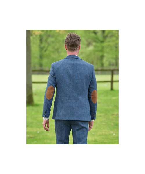 Harris Tweed Colbert | Blauw