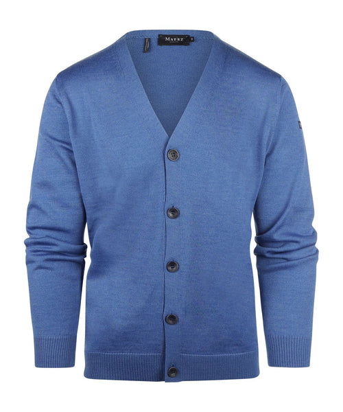 Maerz Klassiek Knoop Vest | Blauw