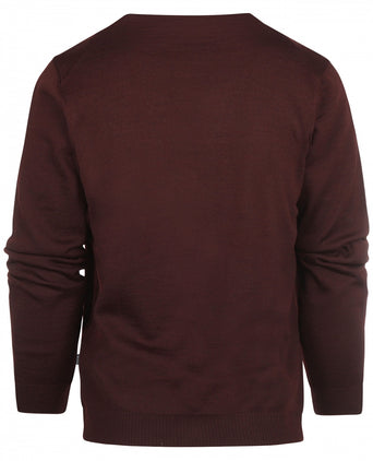 Maerz Classic Button Cardigan | Red