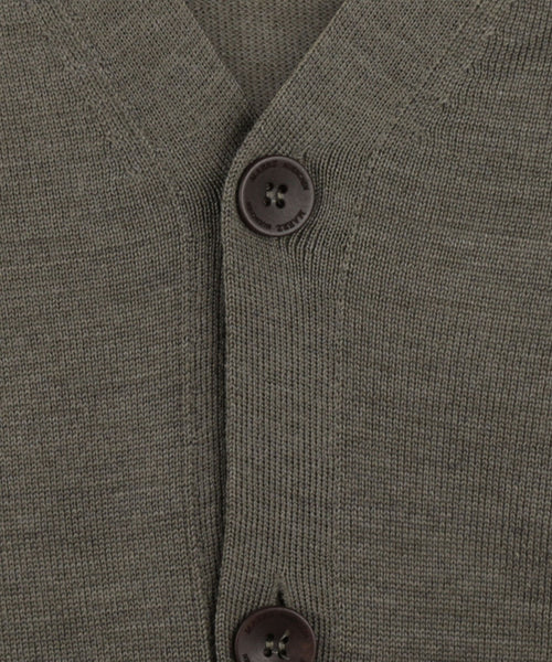 Maerz Classic Button Cardigan | Green