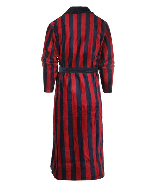 Dressing gown velour | blue