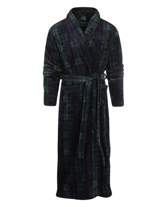 Dressing gown Velour | Blackwatch