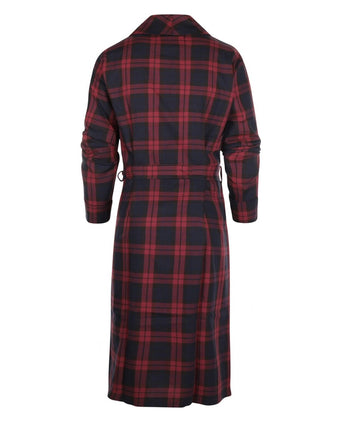 Dressing Gown Cotton and Wool | Bordeaux Red