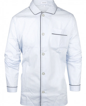 Pyjama set klassiek gestreept | Blauw