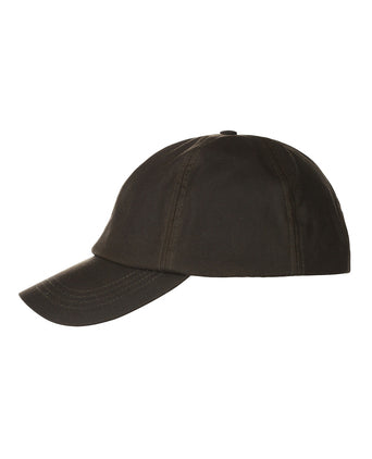 Barbour Baseball Cap Waxed | Olive