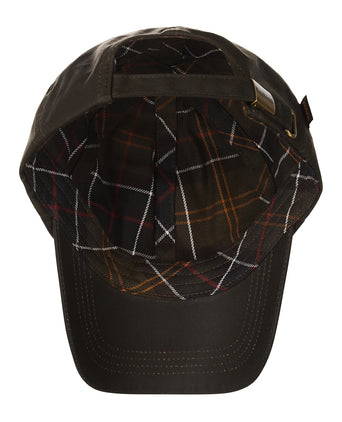 Barbour Baseball Cap Waxed | Olive