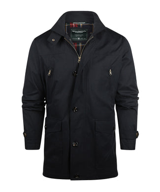Renfield Mid-length Coat | Navy Blue Renfield Mid-length Coat | Navy Blue