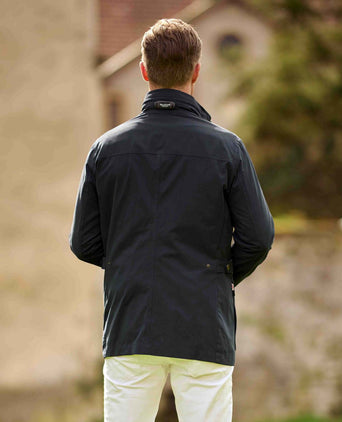 Renfield Mid-length Coat | Navy Blue