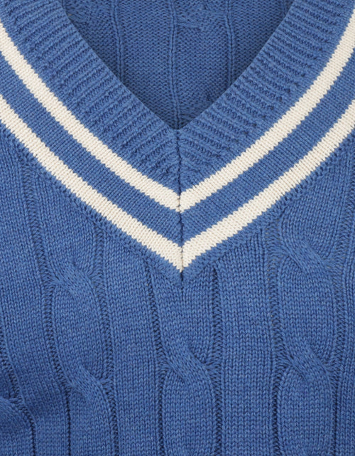 Cricket Pullover v-neck | Blue
