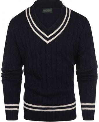 Cricket Pullover v-neck | Navy Blue